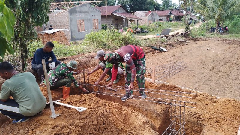 Satgas TMMD Kodim 0204/DS Mulai Rancang Bangunan Pompa Hidram TNI AD Manunggal Air