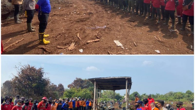 Titik Api Nihil, Tim Gabungan  Kepung Lakukan Pendinginan di Area Lahan Bekas Kebakaran 311,9 Hektar