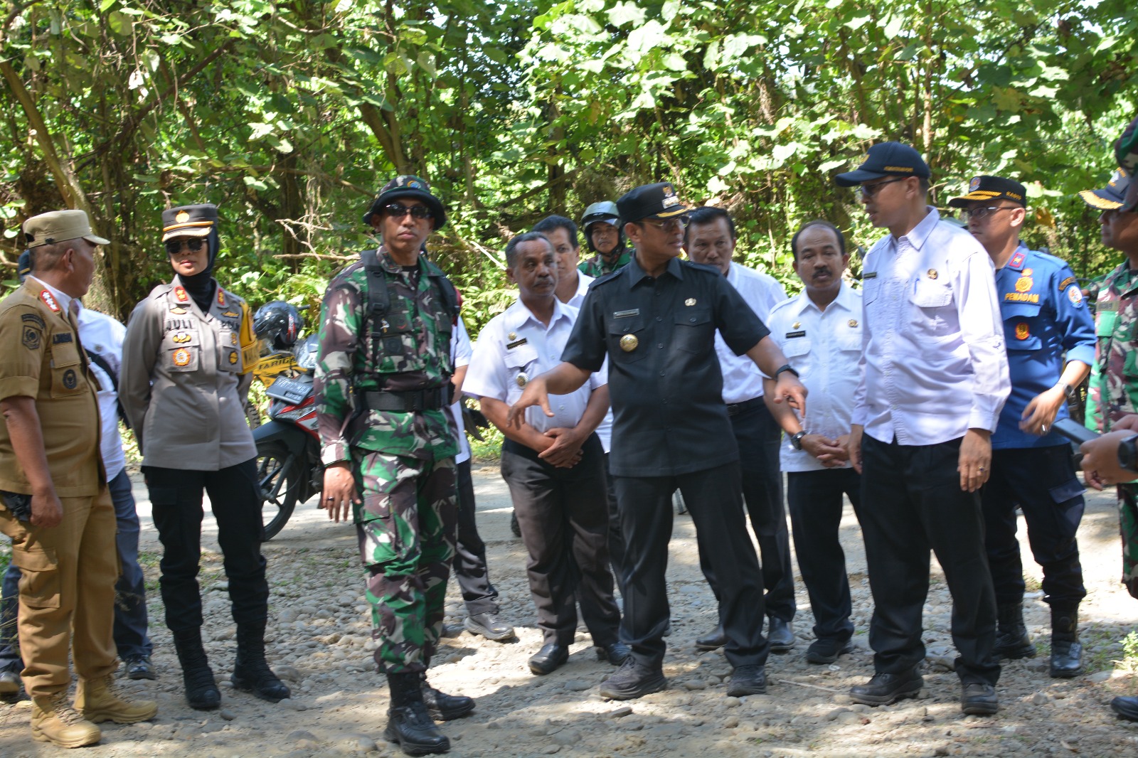 Pastikan Sesuai Rencana, Dansatgas TMMD 121 Kodim 0204/DS Rutin Cek ke Lokasi