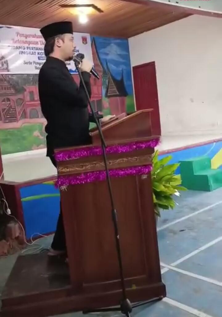 Melalui DPP Pemko Bukittinggi Berikan Penghargaan kepada Masyarakat Tani