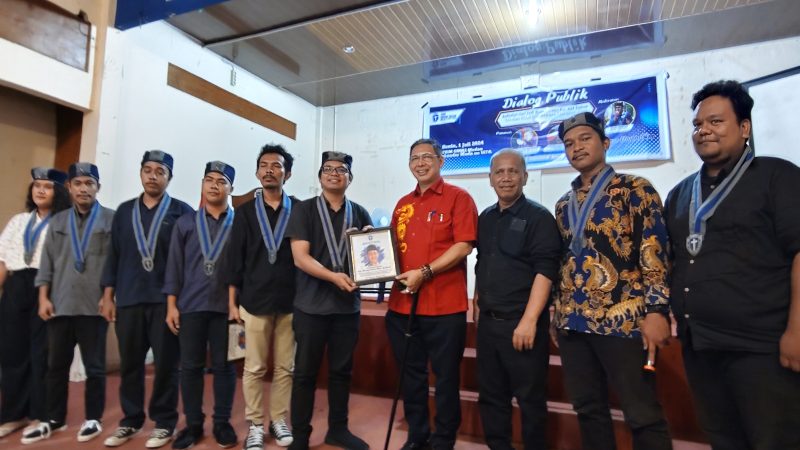 Jadi Narasumber Dialog Publik, Wong Berharap GMKI Medan Berikan Kritik Membangun Bagi Pemerintah 