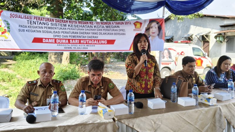 Sosialisasikan Perda Tentang Sistem Kesehatan, Duma Jelaskan Manfaat Program UHC Bagi Masyarakat di Jalan Sekata
