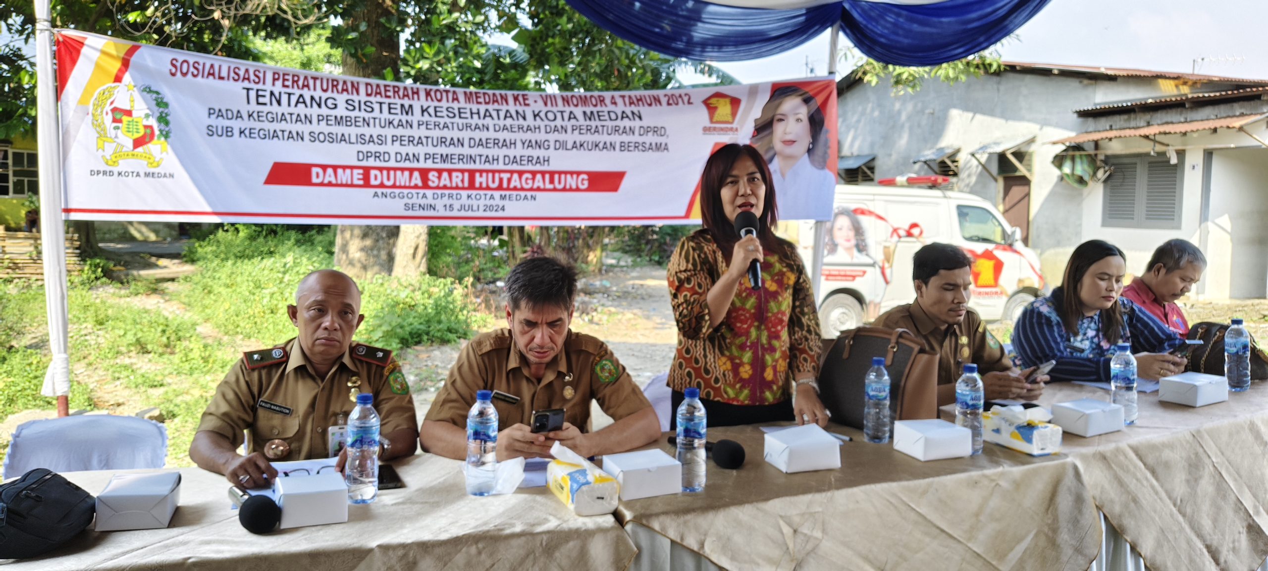 Sosialisasikan Perda Tentang Sistem Kesehatan, Duma Jelaskan Manfaat Program UHC Bagi Masyarakat di Jalan Sekata