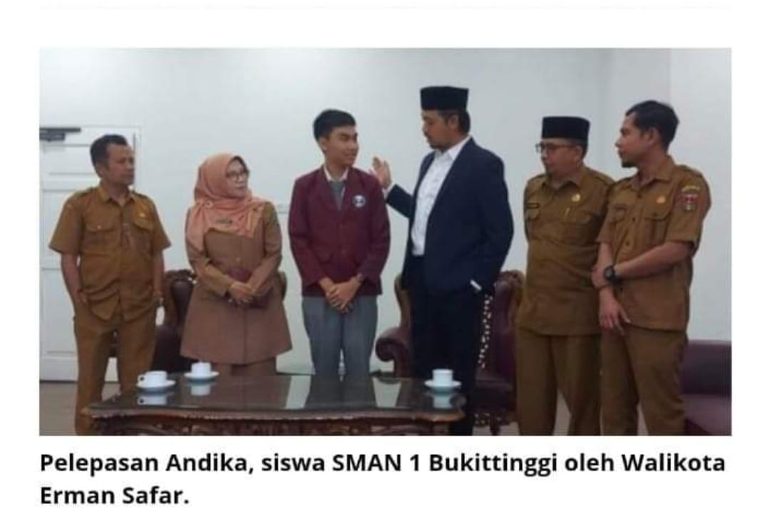 Wako Erman Safar Apresiasi Pelajar Bukittinggi ke Jakarta Jadi Anggota GBN 2024