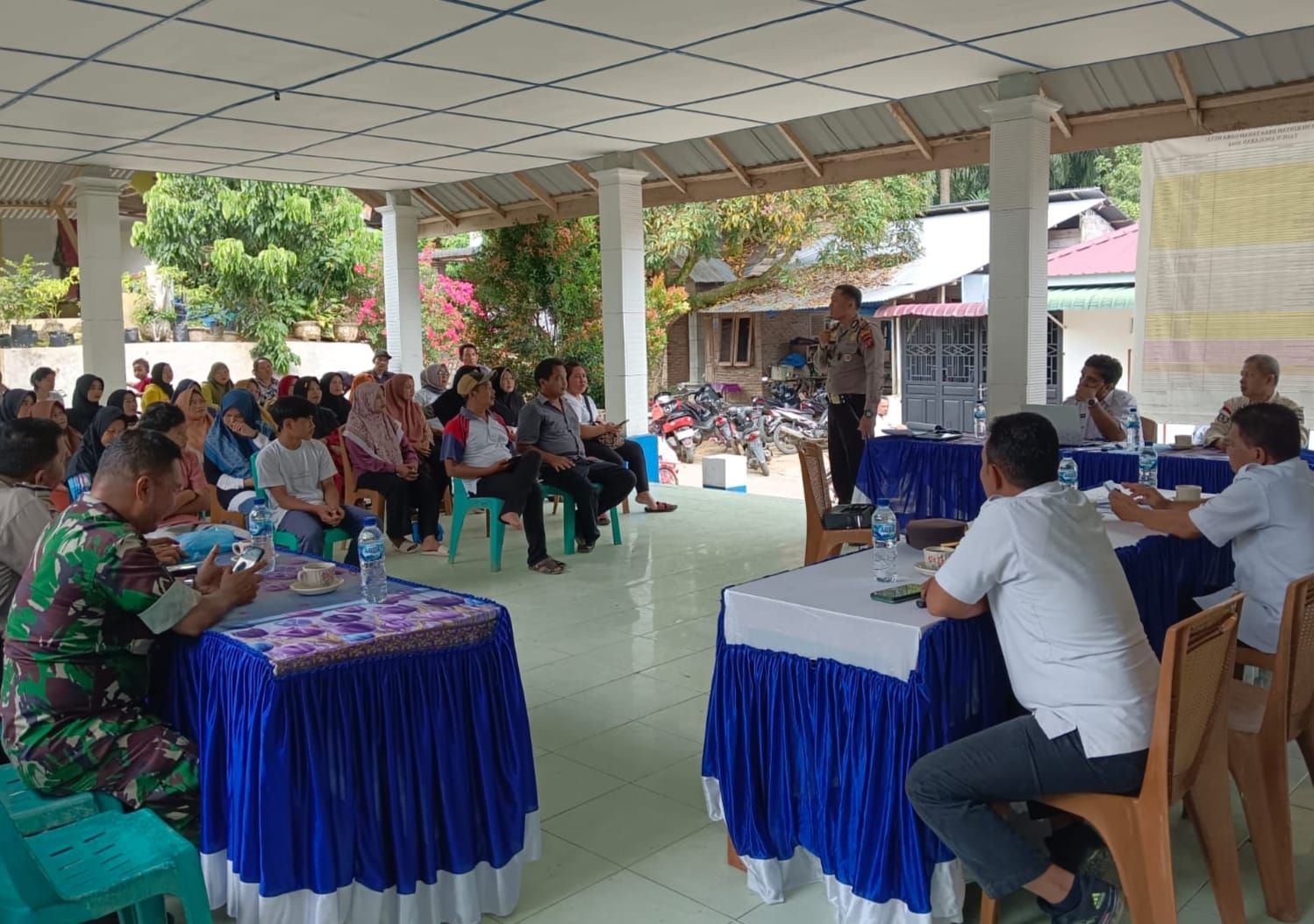 Binluh Bahaya Narkoba di TMMD 121 Kodim 0204/DS, Edukasikan Warga Tentang Wujud Perang Tanpa Bentuk