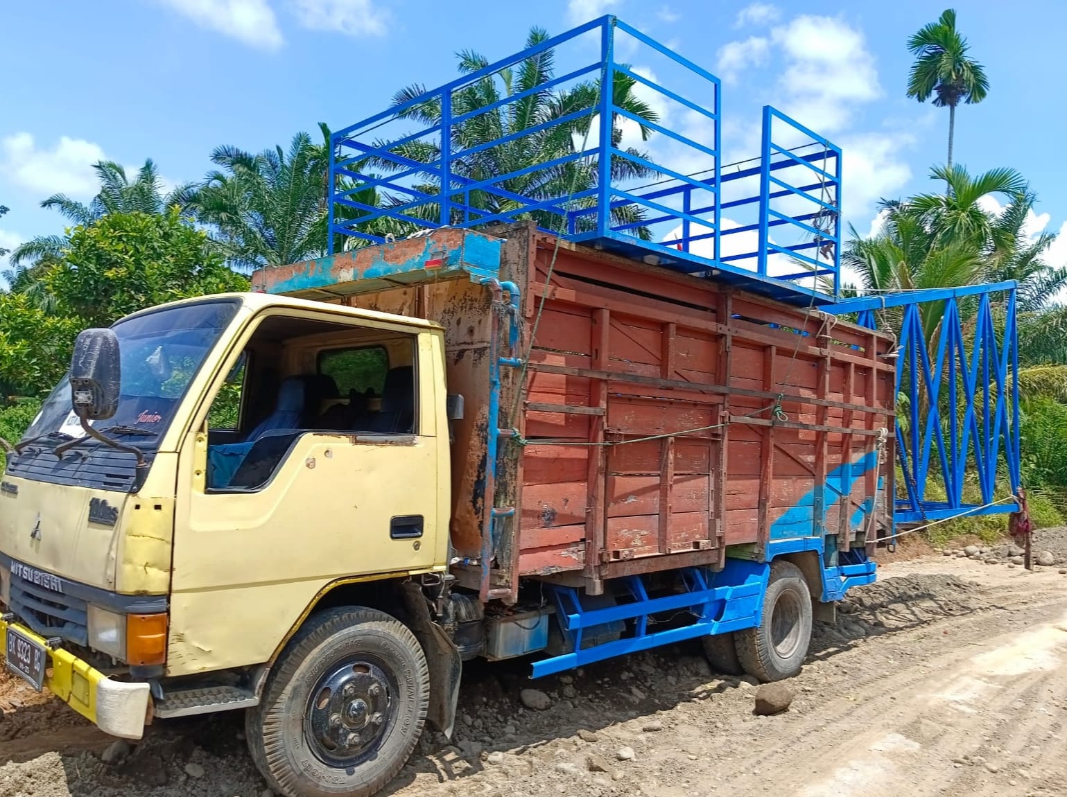 Satgas TMMD 121 Kodim 0204/DS Selesai Merakit Kerangka Baja Rumah Pompa Hidram