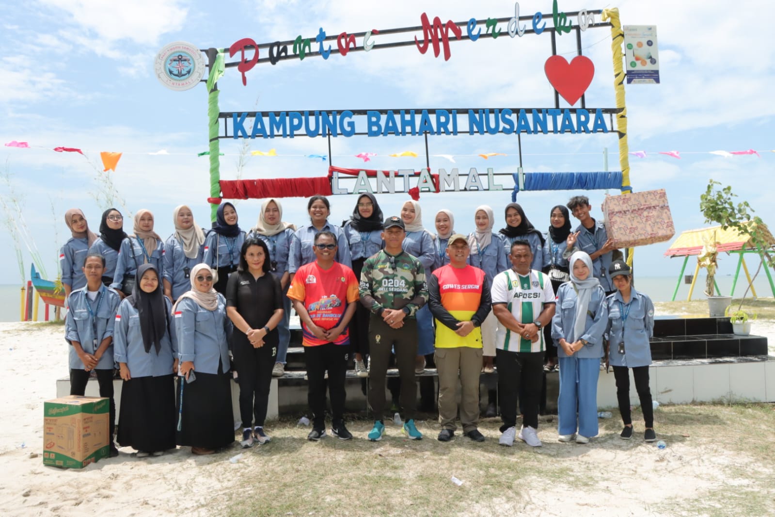 Fun Bike Pemkab Sergai 2024 Nikmati Wisata Pantai Merdeka Bagan Kuala