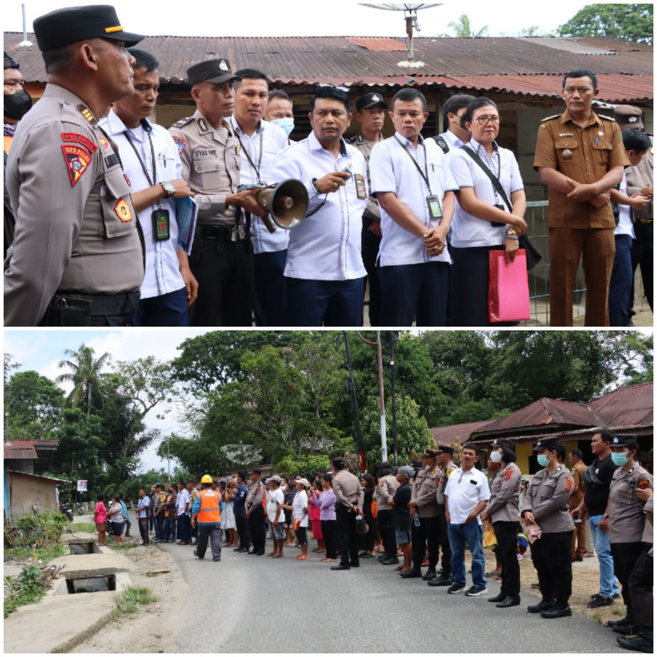 Polres Pematagsiantar Amankan Eksekusi Obyek Tanah dan Bangunan di Lingkungan Labuang
