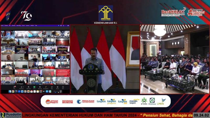 Persiapkan Masa Pensiun, Rutan Cipinang Hadiri Pembekalan Purnabakti di Lingkungan Kemenkumham RI