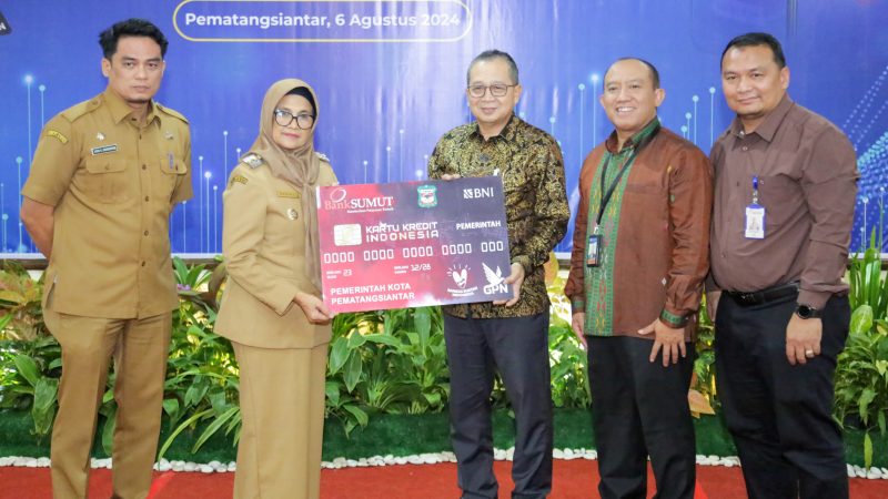 Wali Kota, KPw Bank Indonesia Pematangsiantar dan PT Bank Sumut Launching Kartu Kredit Pemerintah Daerah Kota Pematangsiantar