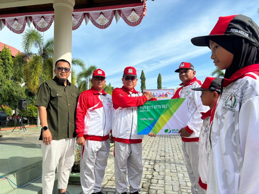 192 Atlet dan Ofisial Popda Aceh Barat Dijamin BPJS Ketenagakerjaan