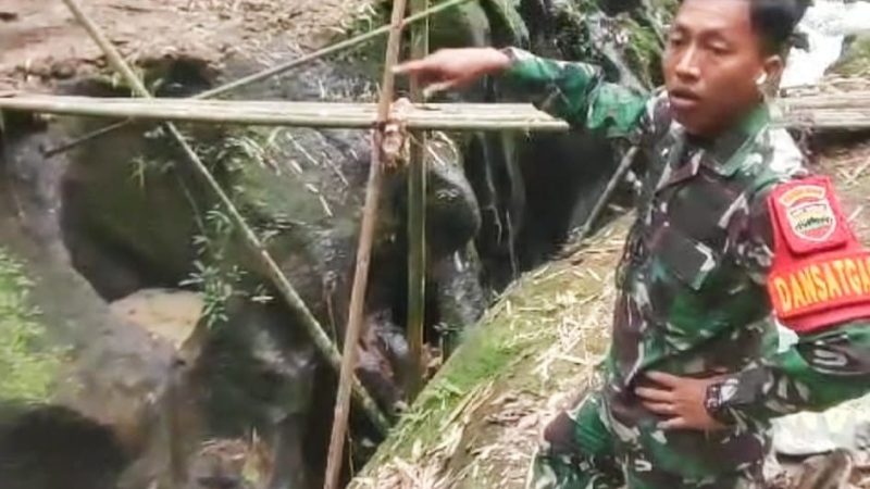 Dansatgas TMMD 121 Kodim 0204/DS Pastikan Kelayakan Air di Dasar Lembah