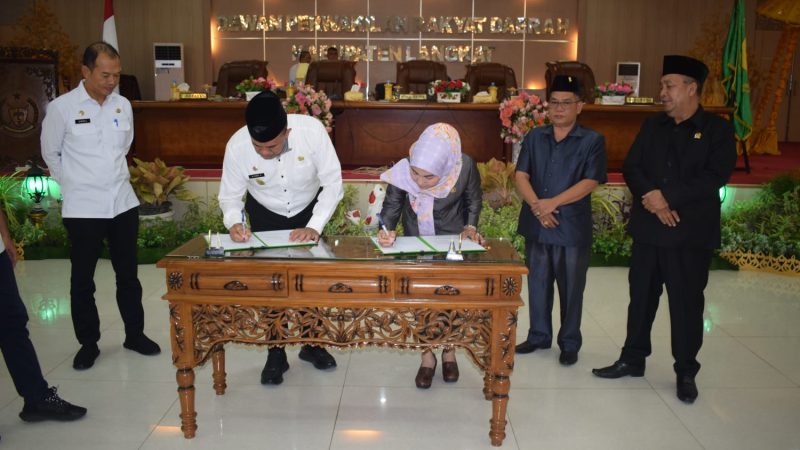 DPRD Kabupaten Langkat Sahkan Ranperda P. APBD Kabupaten Langkat T.A. 2023 Sebesar Rp. 2.722.544.485.537