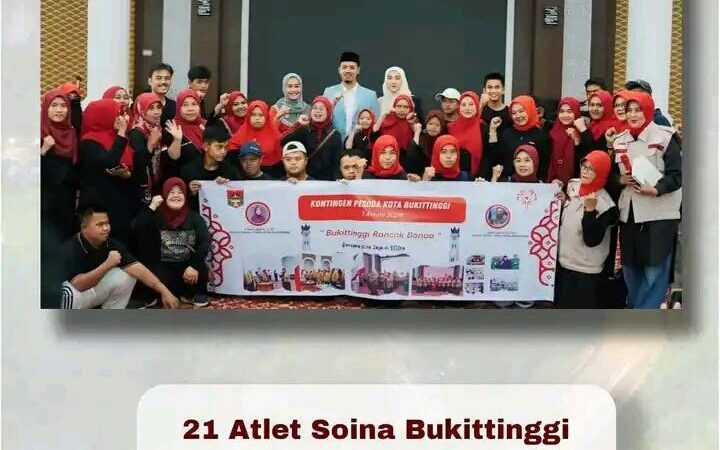 21 Atlet Soina Bukittinggi Bertanding di Pesoda Sumbar