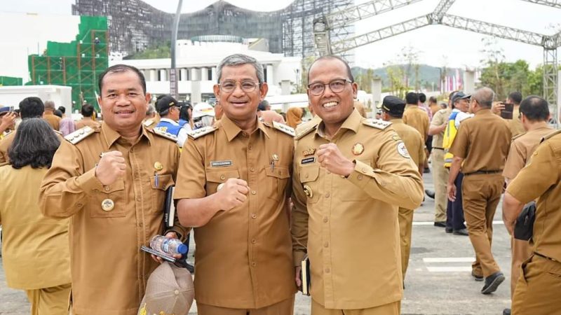Penjabat Walikota Timur Tumanggor Di IKN Bersama Presiden Joko Widodo