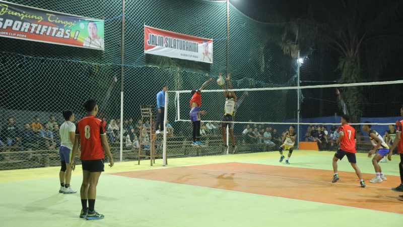 Wakil Bupati Asahan Buka Turnament Bola Volly