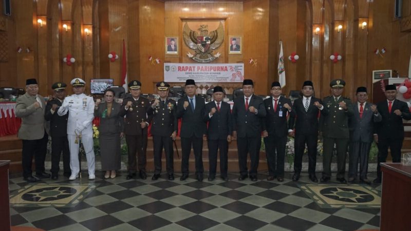 Bupati Asahan Dengarkan Pidato Kenegaraan Presiden RI