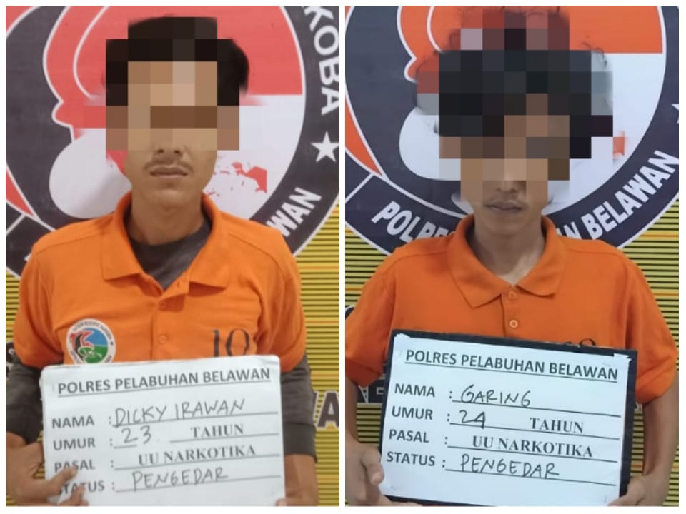 Sat Narkoba Polres Pelabuhan Belawan Tangkap Pengedar Narkoba di Jalan Kayu Putih