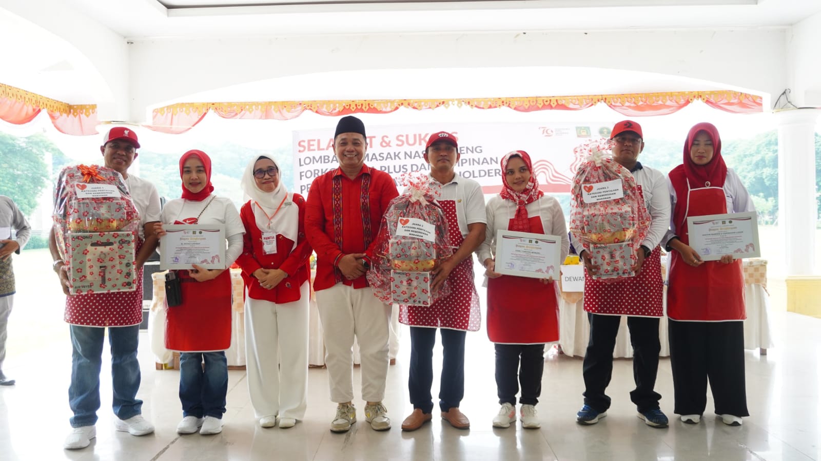 Pj Bupati Langkat Faisal Hasrimy Juara Dalam Lomba Masak Antar Forkopimda: Sambut HUT RI ke-79 dengan Kebersamaan