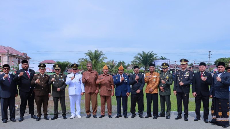 Pj Bupati Mahdi Efendi, Pimpin Upacara HUT ke-79 Kemerdekaan RI