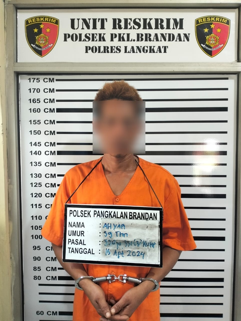 Gerak Cepat Unit Reskrim Polsek Pangkalan Berandan Berhasil Amankan Pelaku Penembakan Ariandi