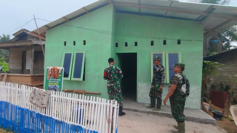 Giliran RTLH Mintar Tarigan Selesai Direhab Satgas TMMD