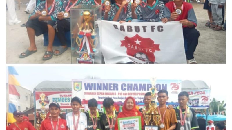 Winner Champion Desa Pekan Tanjung Beringin Diwarnai Dengan Lucky Draw