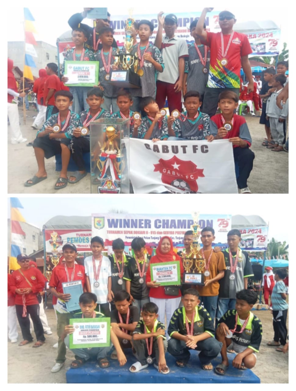 Winner Champion Desa Pekan Tanjung Beringin Diwarnai Dengan Lucky Draw