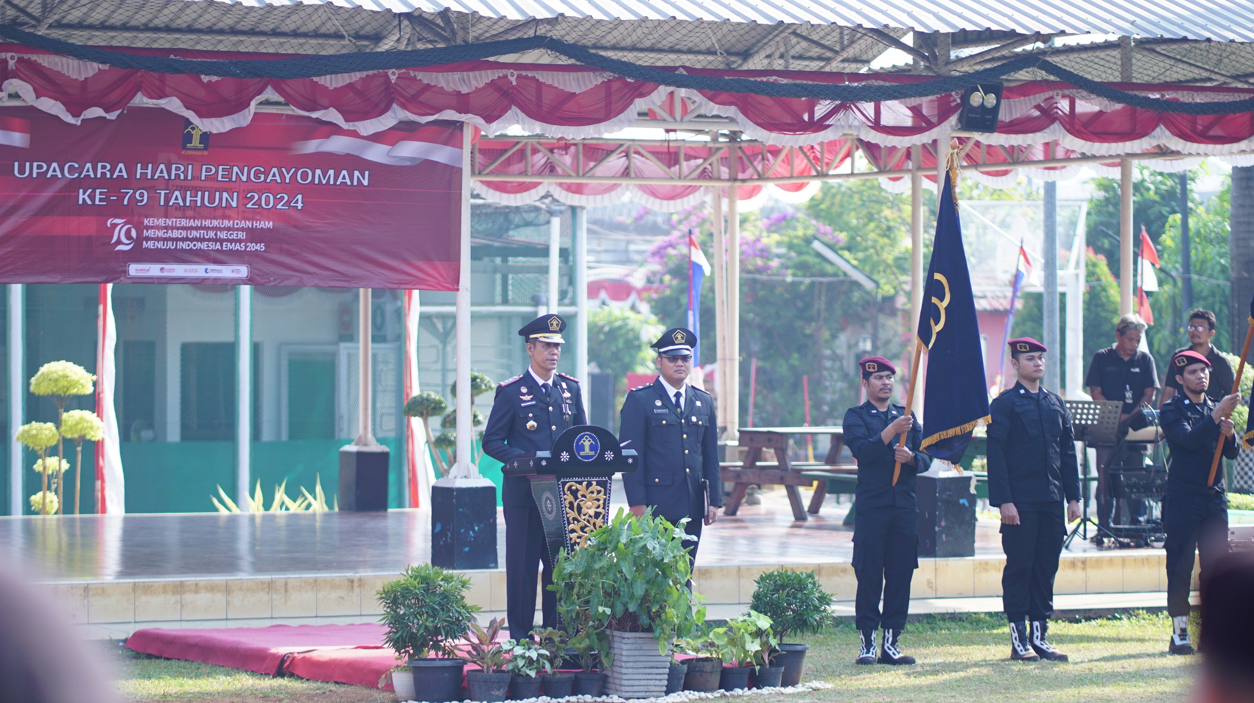 Sukarno Ali Pimpin Upacara Terakhir Kalinya Di Rutan Cipinang, Pada Peringatan Hari Pengayoman Ke-79 Tahun 2024