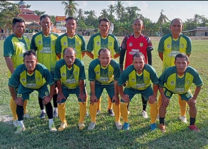 Tim Dinas Pertanian FC Melaju ke Final Dalam Turnamen U40 Piala Bupati dan Wakil Bupati Sergai 2024