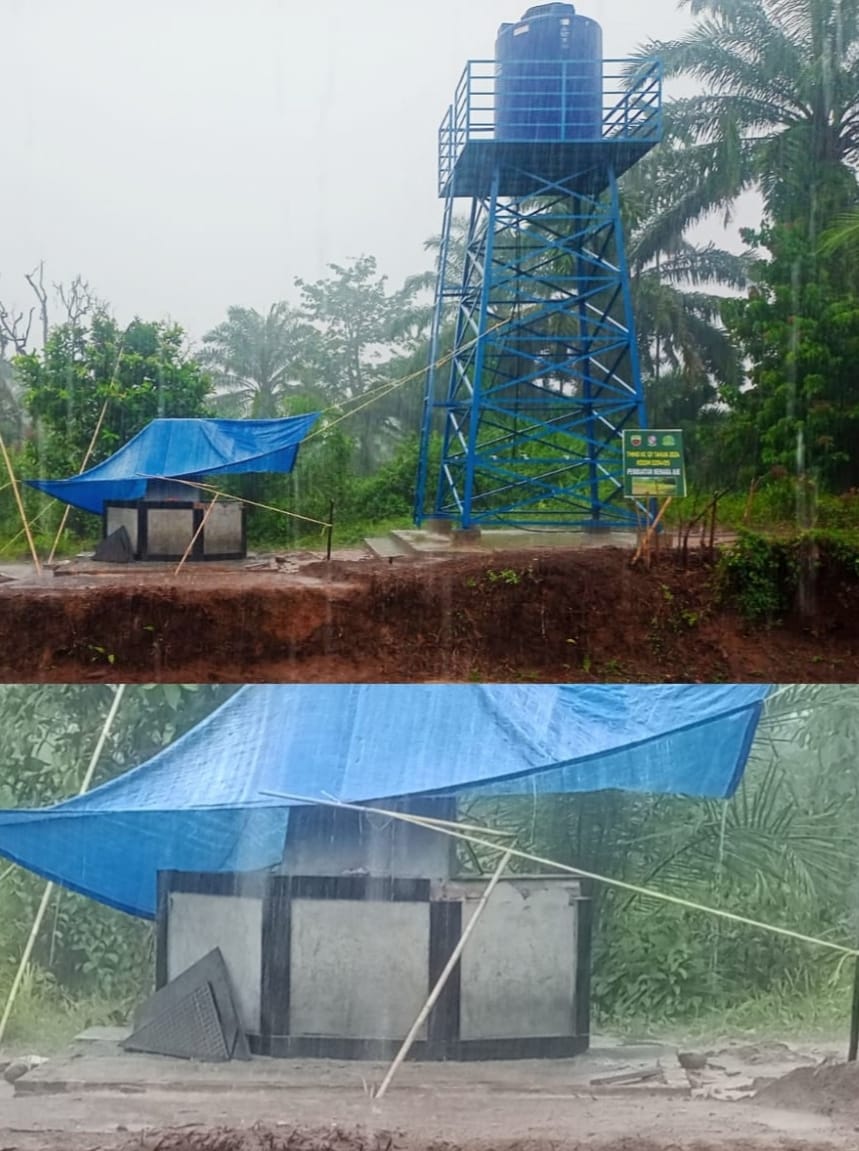 Kerja Cerdas Satgas Kodim 0204/DS Bangun Tugu Prasasti TMMD ke-121