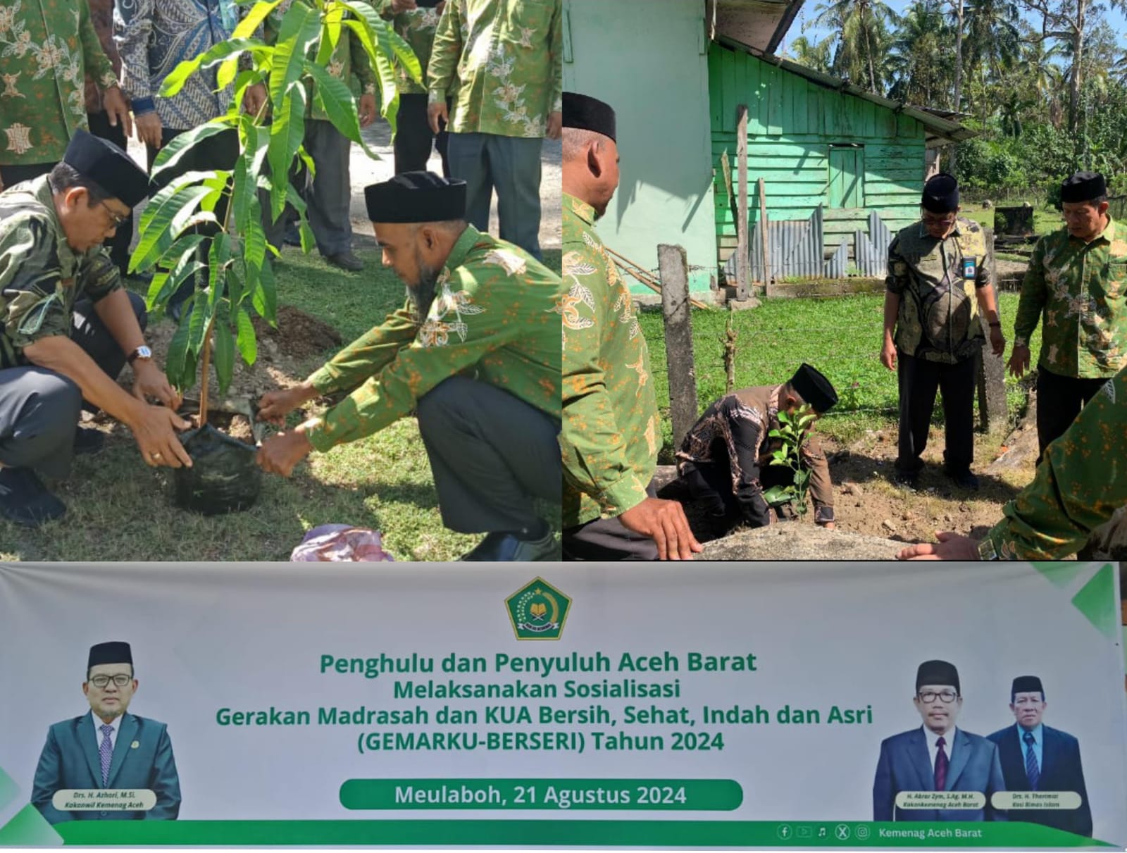 Kepala KUA dan Penyuluh Agama Islam Se-Aceh Barat Dukung Program Gemarku Berseri