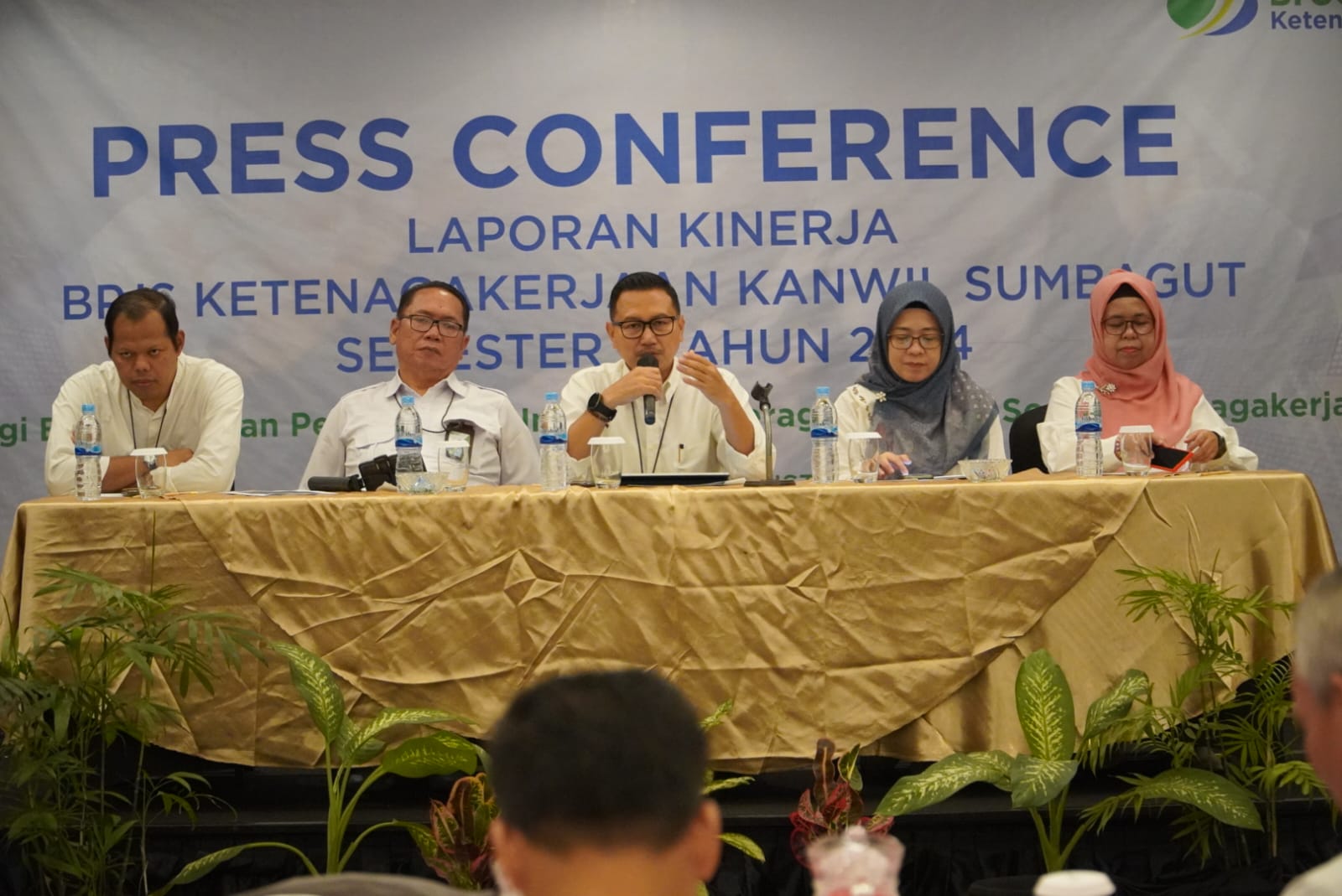 Di Hadapan Awak Media, BPJS Ketenagakerjaan Kanwil Sumbagut Paparkan Kinerja Semester I tahun 2024