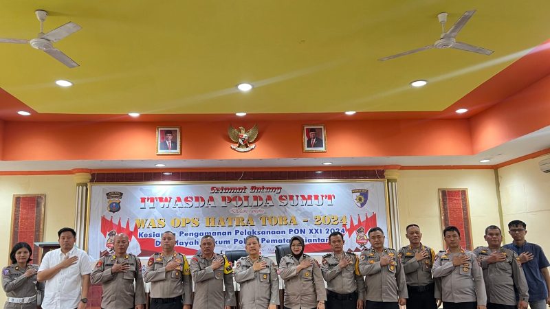 Polres Pematangsiantar Terima Kunker Tim Was Ops Hatra Toba 2024