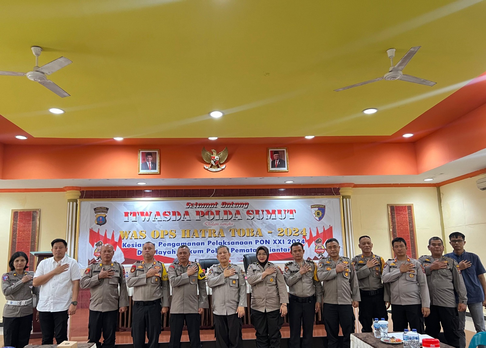 Polres Pematangsiantar Terima Kunker Tim Was Ops Hatra Toba 2024