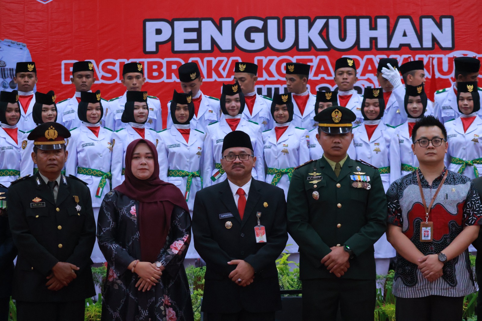Pj Wali Kota Payakumbuh Suprayitno Resmi Kukuhkan Paskibaraka 2024