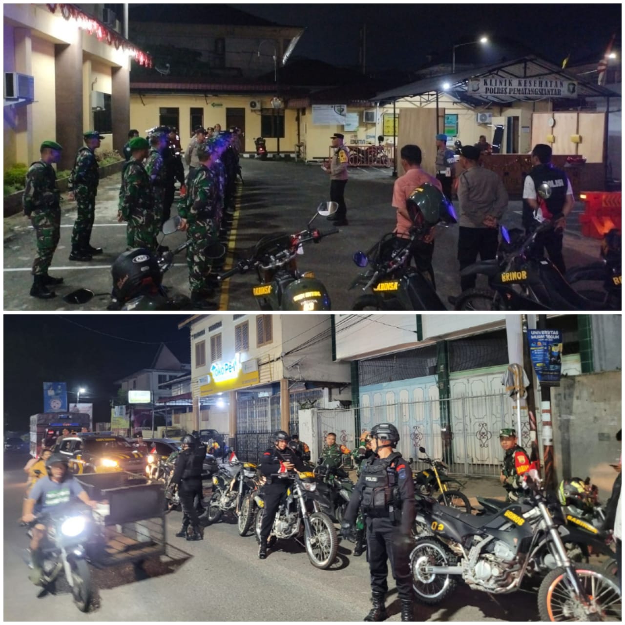 Pastikan Kamtibmas Aman Pada Tahapan Pilkada 2024, Polres Pematangsiantar Laksanakan Patroli Skala Besar