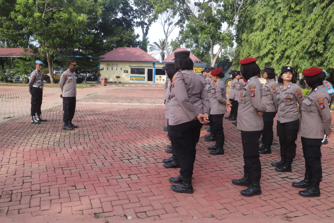 Propam Polres Langkat Laksanakan Gaktiblin Terhadap Personil Polwan