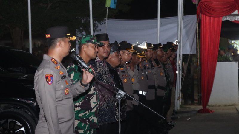 Pendaftaran 3 Paslon  Berjalan Aman, Diakhiri Dengan Apel Konsolidasi