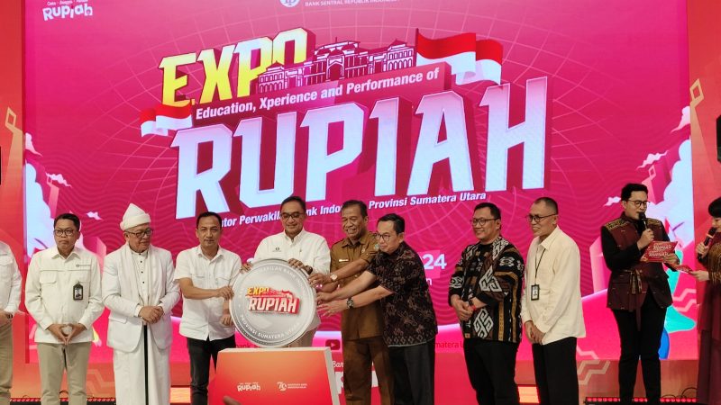 BI Sumut Buka “Opening Ceremony EXPo (Education, Xperience & Peformance of) Rupiah Medan 2024 Medan, 20 Agustus 2024”