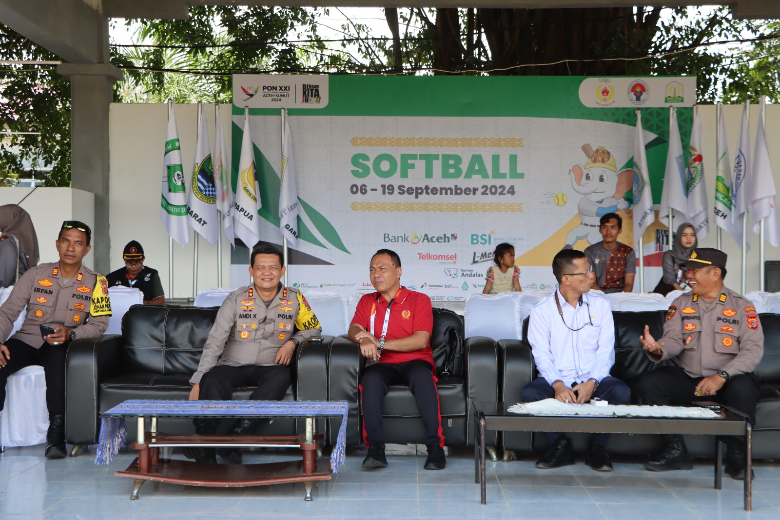 Kapolres Aceh Barat Pantau Pengamanan Cabor Softball Pekan Olahraga Nasional (PON) XXI Aceh – Sumut