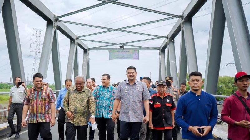 Pembangunan Jembatan Sicanang, Bukti Tangan Dingin Bobby Nasution Tuntaskan Pekerjaan yang Sempat Gagal 4 Kali