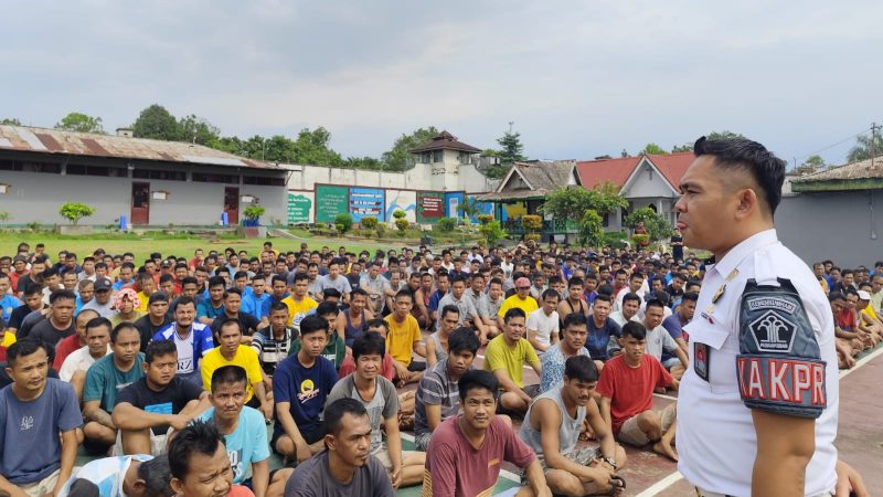 Ka KPR Gelar Sosialisasi Anti Gratifikasi dan Pungli Terhadap WBP Rutan Rengat