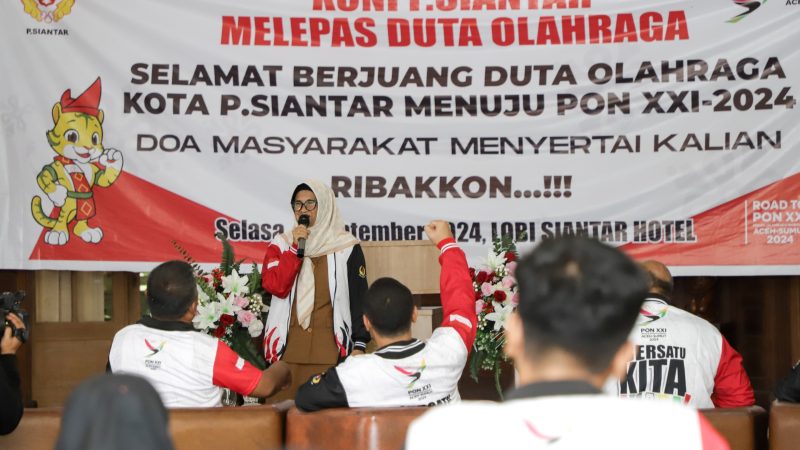 Wali Kota dr Susanti Berangkatkan 24 Atlet Duta Kota Pematangsiantar Berlaga di PON XXI Aceh – Sumut