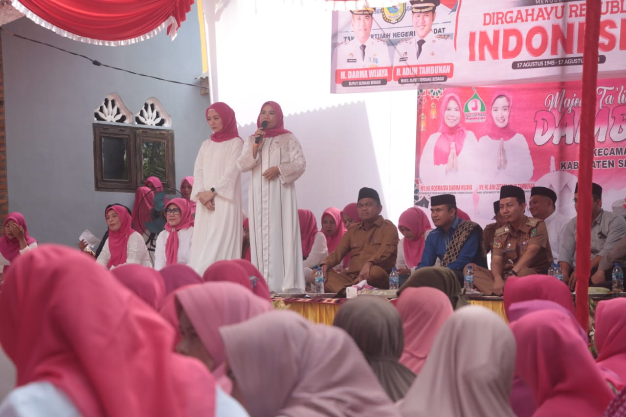 Gelar Pengajian Dambaan, Ketua TP PKK Sergai : Kita Harus Ciptakan Suasana Religius di Lingkungan Keluarga