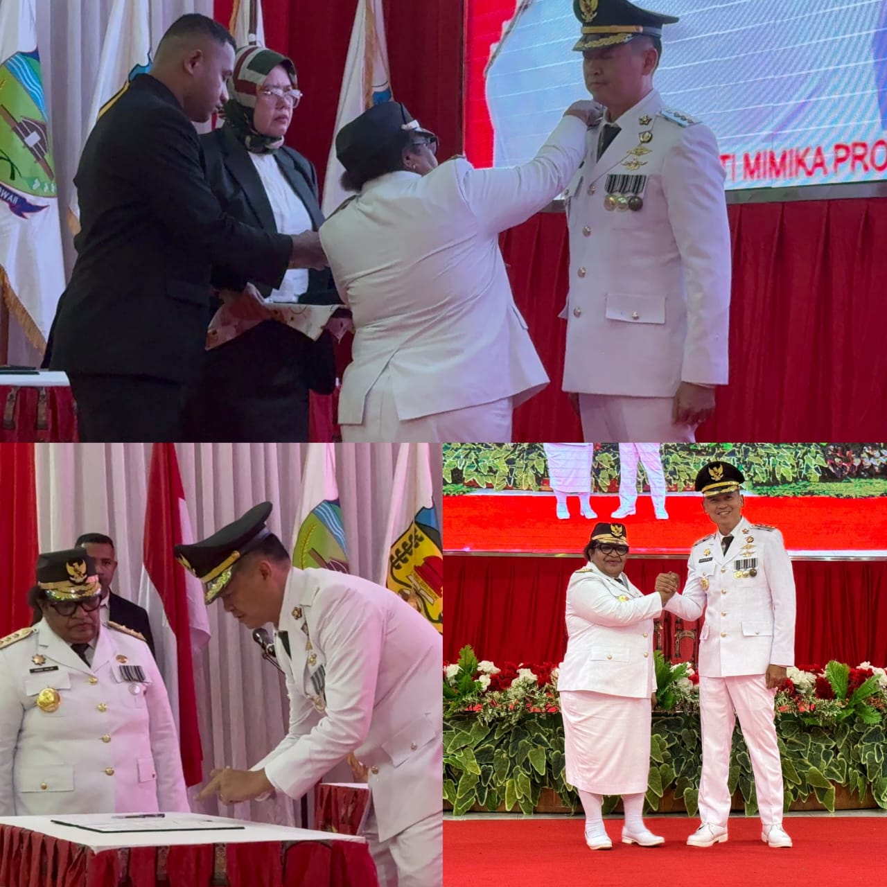 PJ Gubernur Ribka Haluk Kembali Lantik Valentinus Sudarjanto Sumito Jadi Pj Bupati Mimika