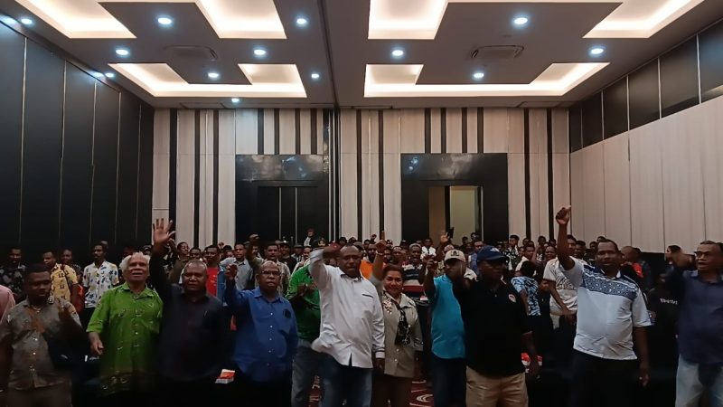Calon Bupati Kornelius Kambu Temui Mahasiswa Maybrat di Jayapura Mendapat Restu, “Pembangunan SDM Itu Penting”