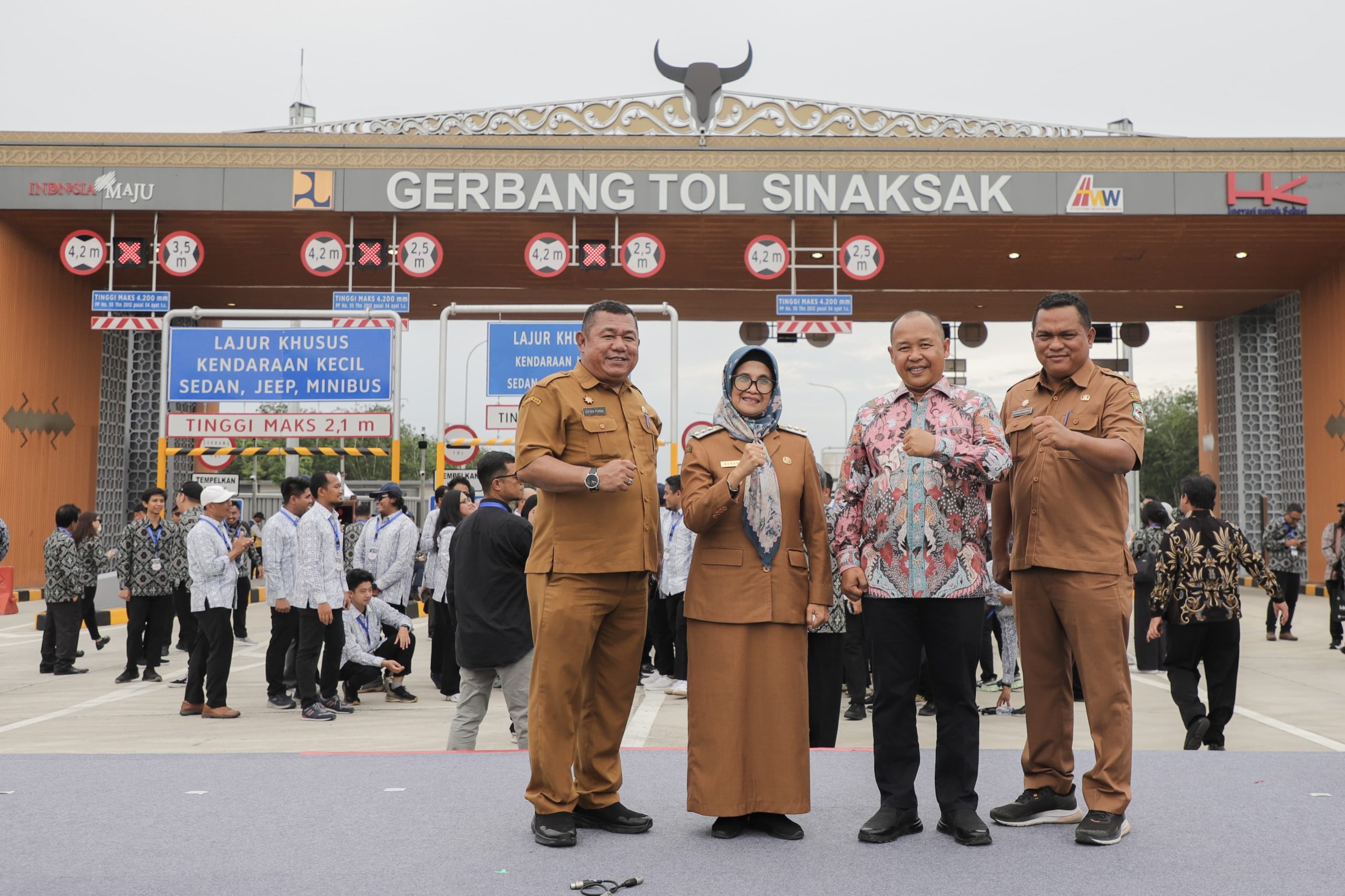 Wali Kota Pematangsiantar Hadiri Peresmian Jalan Tol Trans Sumatera