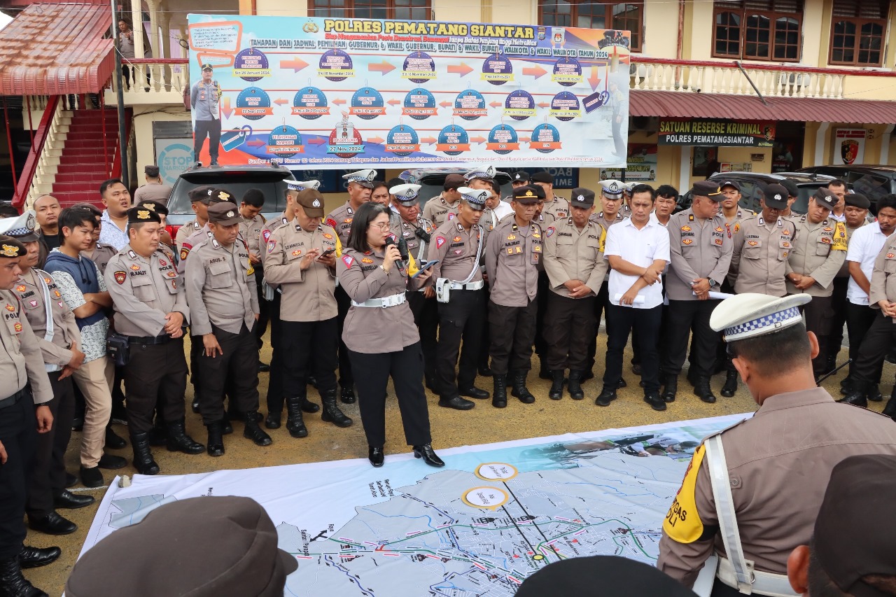 Polres Pematangsiantar Siap Amankan Jalur Road Bike PON XXI Aceh – Sumut Sepanjang 34 Kilometer