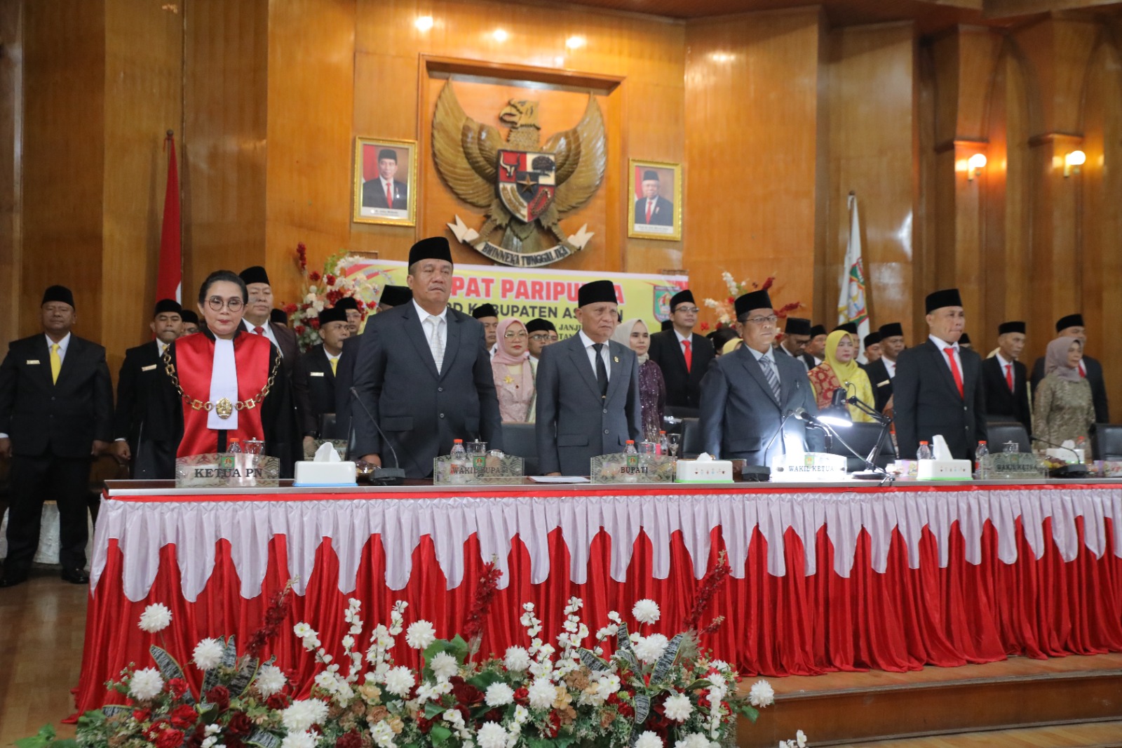 Bupati Asahan Hadiri Pengucapan Sumpah Janji Anggota DPRD Asahan Periode 2024 – 2029